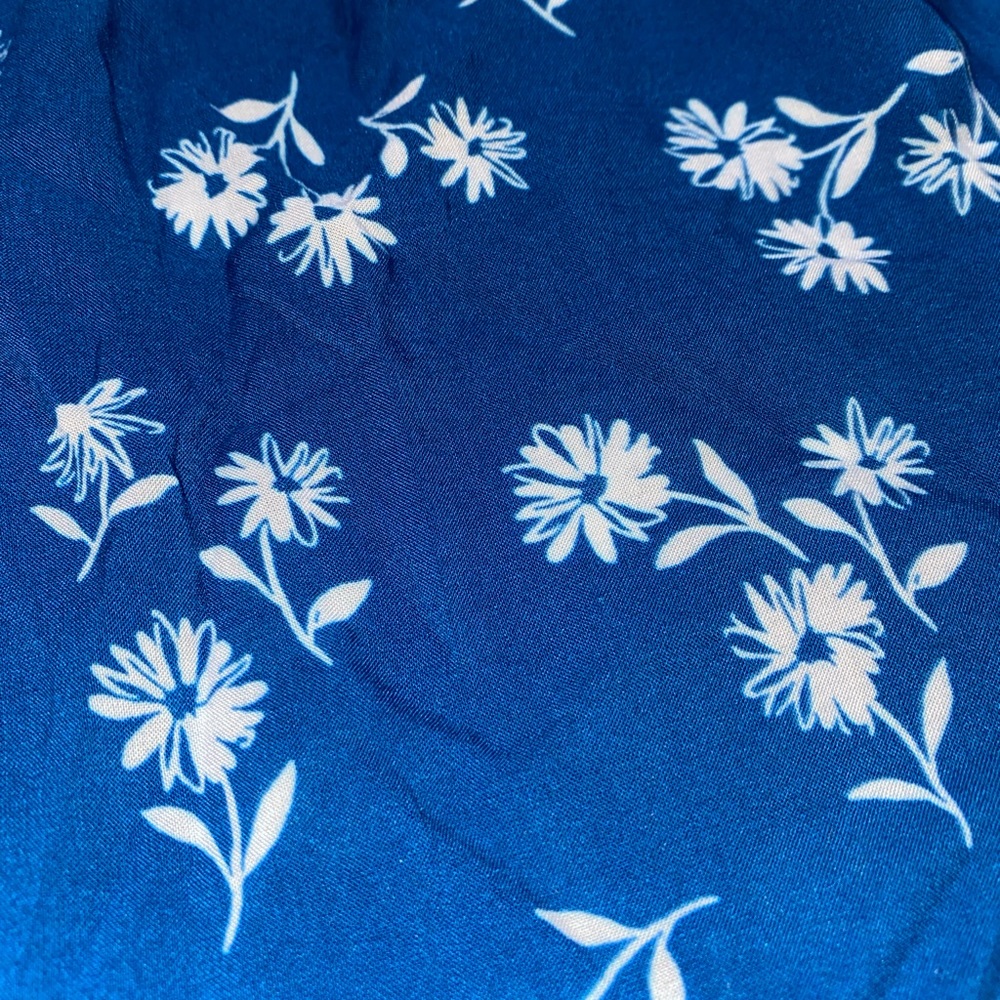 🆕Kate Spade Blue Floral Off The Shoulder Romper - Picture 8 of 11